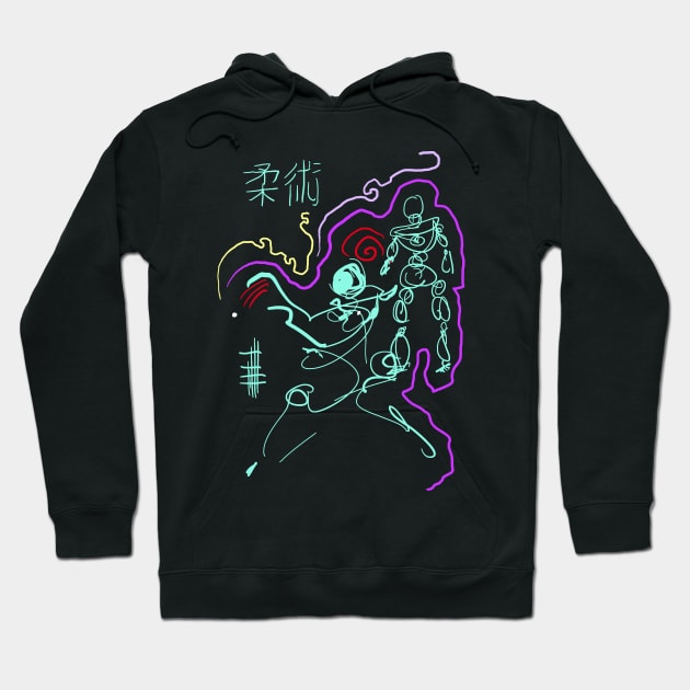 Digital jiu-jitsu - scifi foolz Hoodie by Nikokosmos